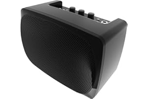 POP10E Mini Electric Guitar Amp, Portable Amp for Guitars - Dual Channel & Aux in Jack, Battery Powered