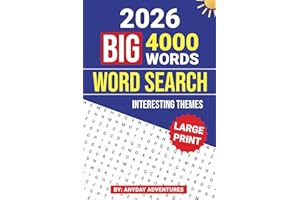 Big 4000 Words Large Print Word Search: Book 1 – Puzzles for Adults (AnyDay Word Searches)