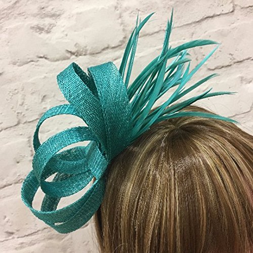 Jade green fascinator Amazon.co.uk Handmade