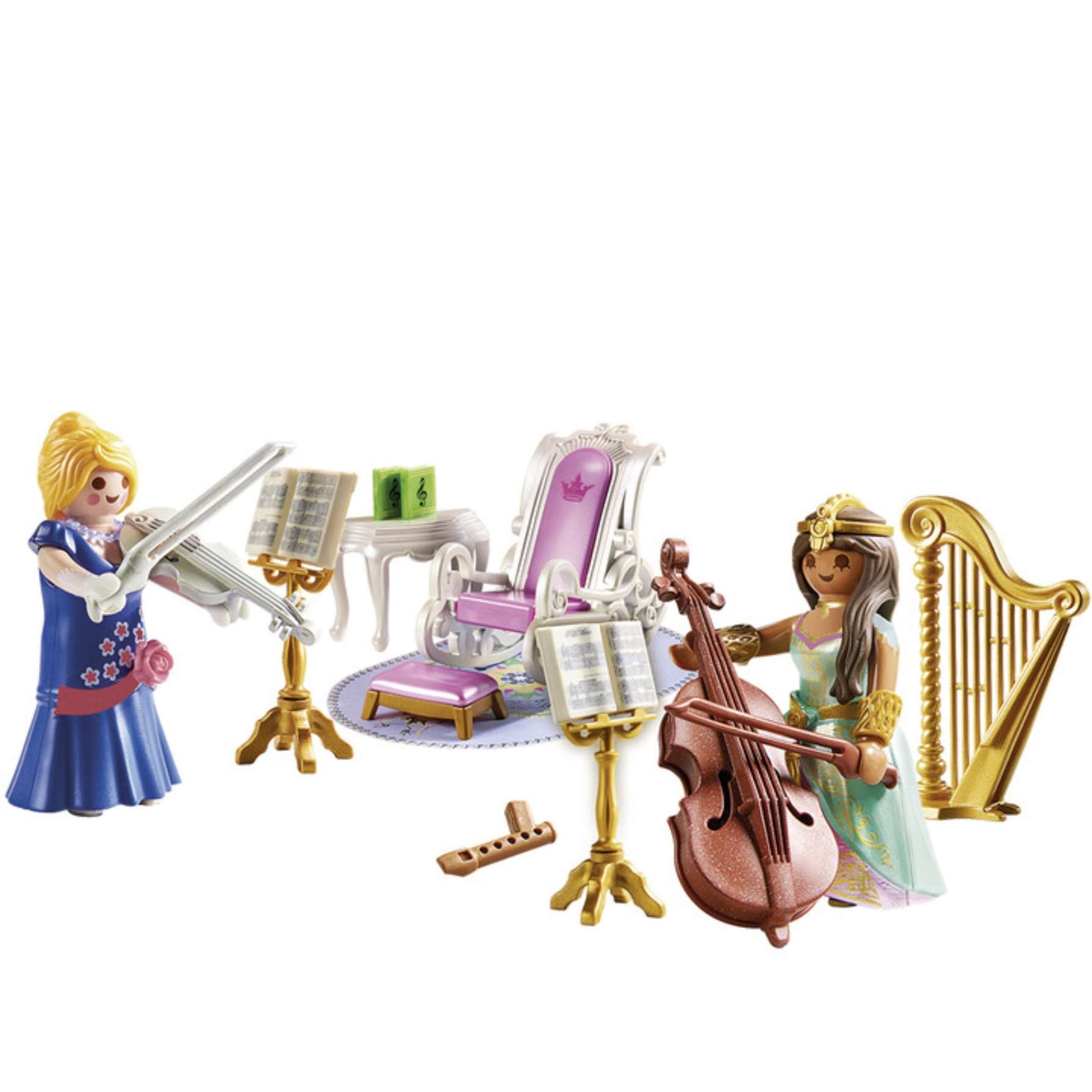 PLAYMOBIL 70452 Princess Castle Music Room, for Children Ages 4+