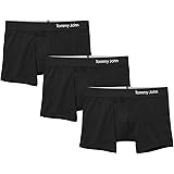 Tommy JohnMen’s Trunk 4" Underwear - Cool Cotton Boxers with Supportive Contour Pouch - Cool, Dry Pima Cotton Blend