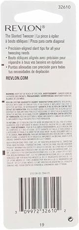 Revlon Stainless Steel Slant Tip Tweezers for Accurate Hair Removal view 6