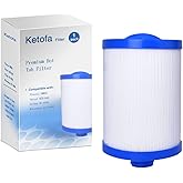 Ketofa FC-0359 Spa Filters Replacement Cartridges for Compatible with Unicel 6CH-940 Filbur, for Pleatco PWW50P3,45 Square Foot Top Load Hot Tubs