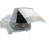 Hasika Canopy Tent Sun Shade Awning for Camping Road Trip Park Waterproof 3000MM UPF 50+ Gray (Large)