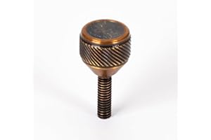 KGUBRASS saxophone Neck Screws 135 Heavy by KGUMusic for alto, tenor, soprano, baritone sax for YMH, Keilwerth, Antigua, Buffet, Selmer TS44 (Antique Copper Lacquer, Nuummite)