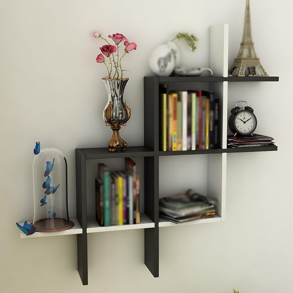 Living room Wall shelf/shelf Bedroom wall rack/wall shelf/multi-function Shelf/bedroom shelf/multi-wall wall-mounted shelf/a variety of colors /(75 * 75cm)