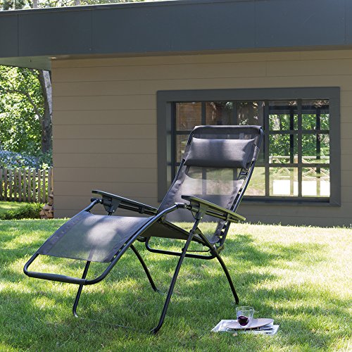 Lafuma Futura Clipper Padded Folding Chair (Ardoise Grey - Grey Frame) – Bild 5