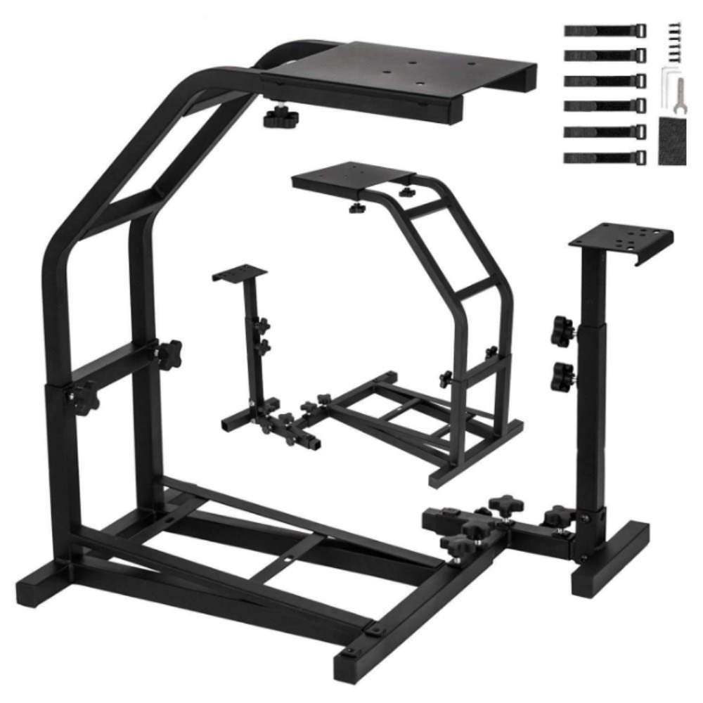 Marada Racing Wheel Stand With V2 Support Game Support Stand Up