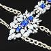 DOTASI Body Dress Necklace Retro Chain Colorful Crystal Women Body Chain Jewelry Necklace