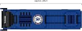 FOCO Chelsea FC BRXLZ 3D Bricks Coach Toy Model 1347 Pieces 12+ view 3