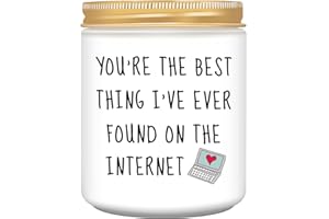 Homsolver Gifts for Her Him, Funny Birthday Anniversary Romantic Gifts for Her, Wife, Girlfriend, Best Friends, Bestie, Lavender Candles for Women Men