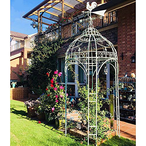 LBSY Stereoskopische Rosenbogen aus Metall, Jurte Aussehen, für Kletterpflanzen Rosen Reben, Garten Hinterhof Terrasse… – Bild 6
