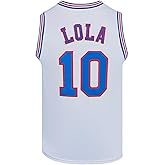 CNALLAR Youth Basketball Jersey Bugs #1 Lola #10 Space Movie Jersey Boys Sport Shirts S-XL