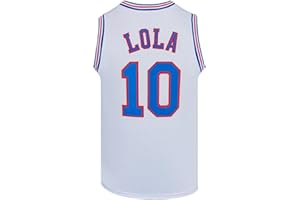 CNALLAR Youth Basketball Jersey Bugs #1 Lola #10 Space Movie Jersey Boys Sport Shirts S-XL