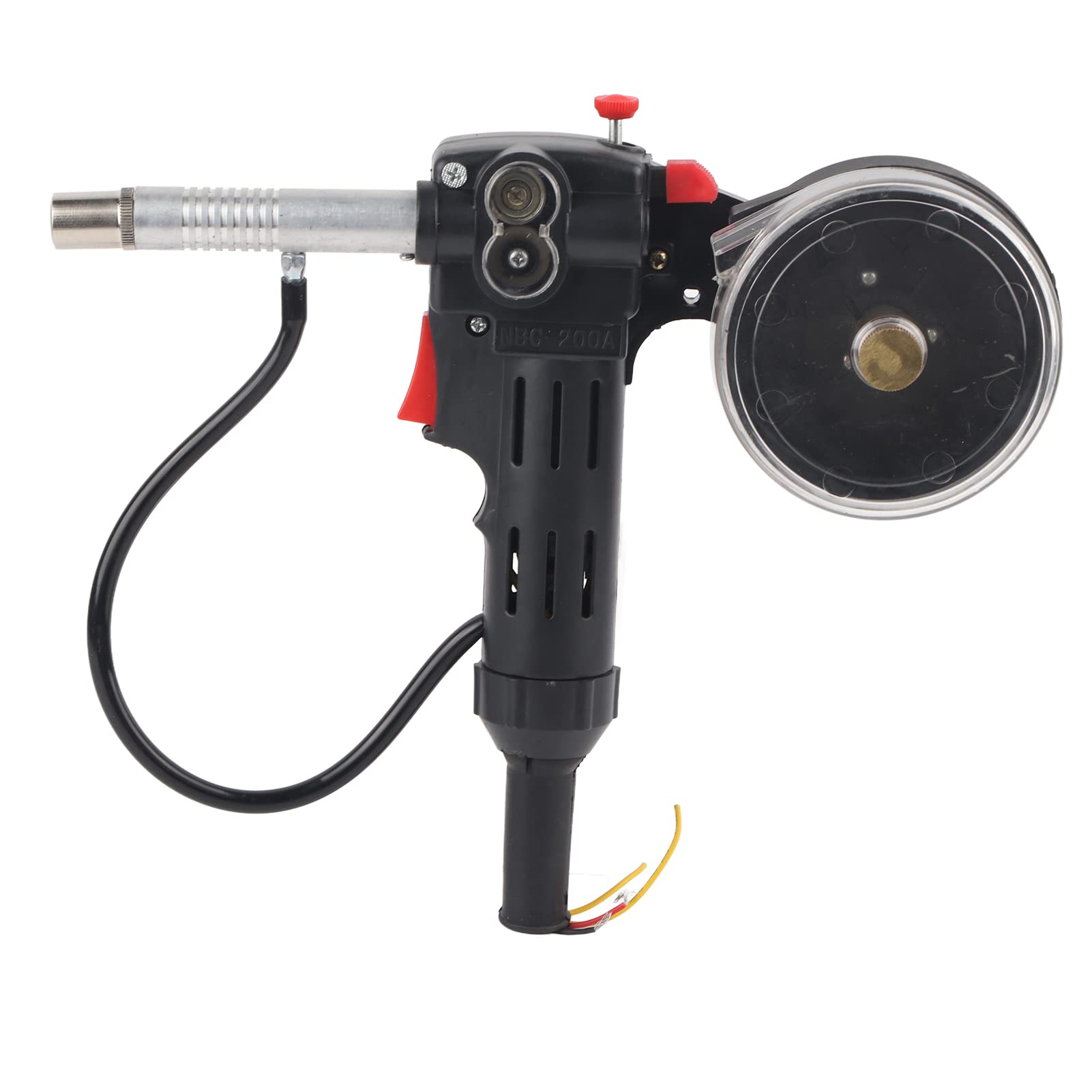 Professional Aluminum Spool Gun for MIG Welding Air-Cooled Spool Gun Compatible with Miller & Hobart Welders, Adjustable Wire Tension, Lightweight Aluminum Construction