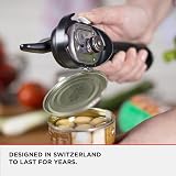 Kuhn Rikon 5-in-1 Can Jar Bottle Opener Self-Attaching Black view 3