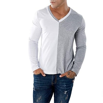 camisas de dos colores para hombres