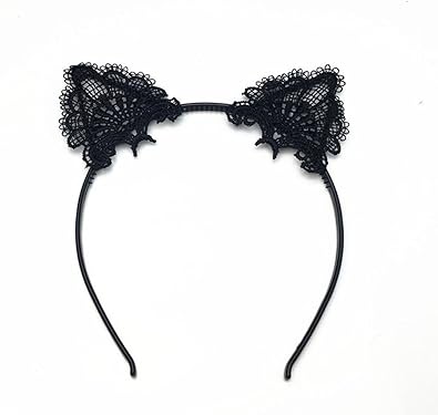 Amazon レース付 猫耳 カチューシャ ハロウィン コスプレ 仮装 パーティー用 カチューシャ ヘアバンド 通販