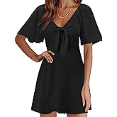 MixShe Summer Dresses for Women 2025 Elegant Classy V-Neck Dress S-XXL