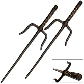 Master USA Martial Arts Training SAIS, Stainless Steel Blades, Wrapped Handle, Practice, Cosplay, Pack of 2
