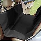 Pethouzz Universal Pet Car Rear Back Seat Waterproof Cover Mat Protector Hammock Cushion (Black)