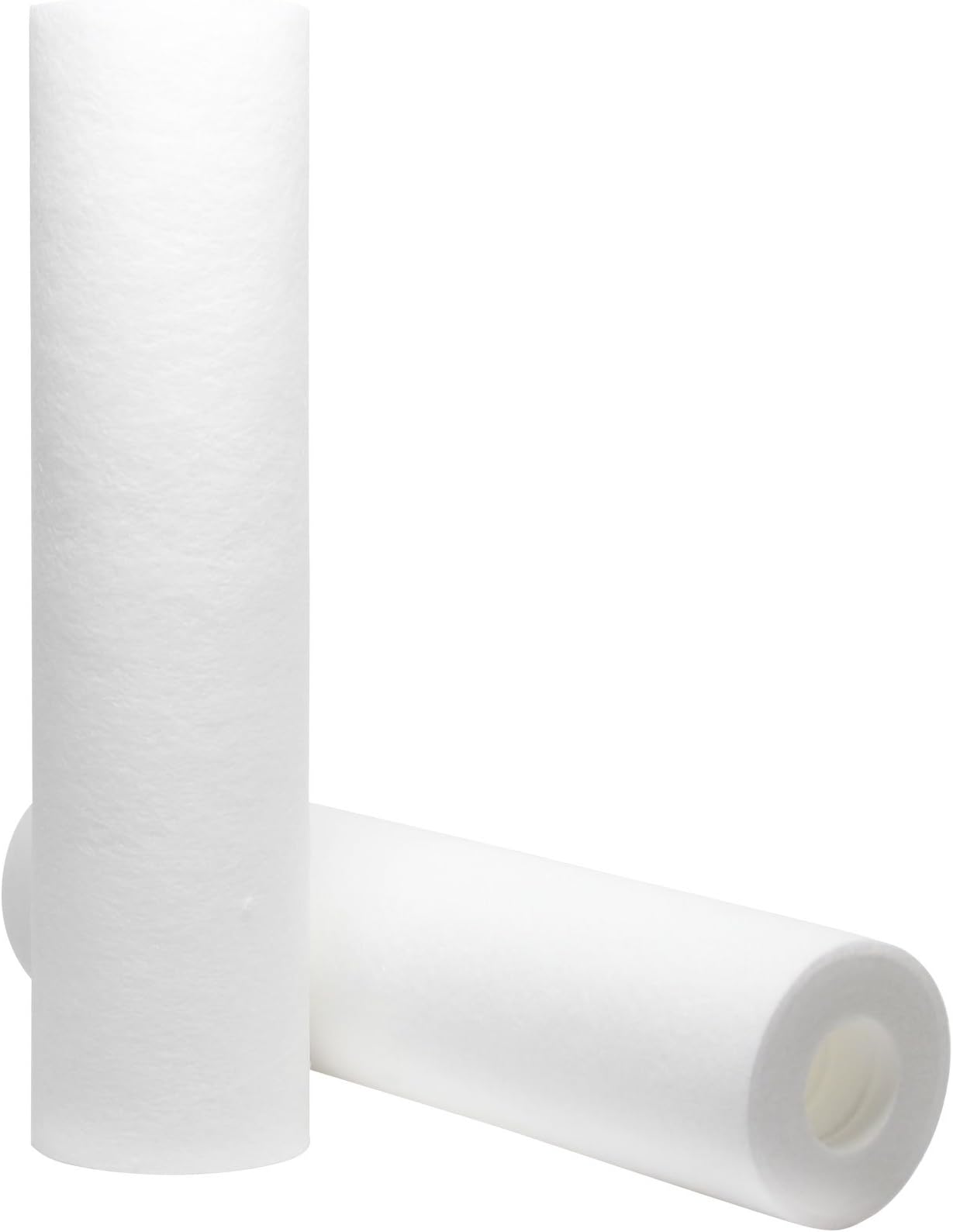 Denali Pure 2-Pack Replacement for Aqua Pure SST1 Polypropylene Sediment Filter - Universal 10-inch 5-Micron Cartridge for SST1 3M Aqua-Pure Whole House Water Filtration System Brand