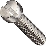 Small Parts 18-8 Stainless Steel Machine Screw, Plain Finish, Fillister Head, Slotted Drive, Meets ASME B18.6.3, 1-3/4" Lengt
