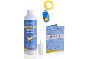 LARICEO 8 Oz Not Here Pee Dog Spray, Keep Your Puppy and Adult Dogs No Pee Indoors and Outdoors, No Pee Spray for Your Pet Training