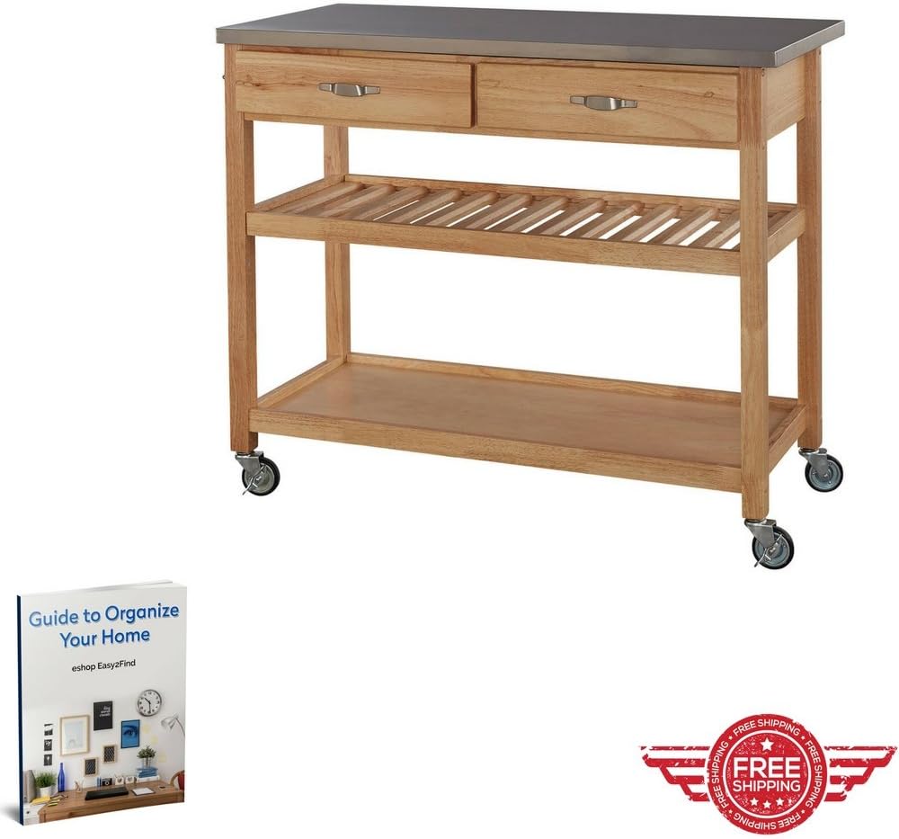 Kitchen Cart Utility,Portable Multipurpose Industrial Solid