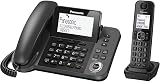 Panasonic KX-TGF320 Corded and Cordless Phone Kit with Answerphone Black view 3