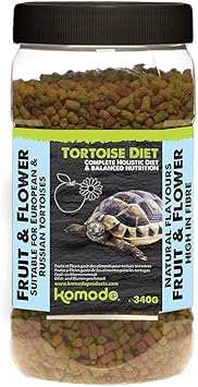 komodo tortoise food fruit and flower