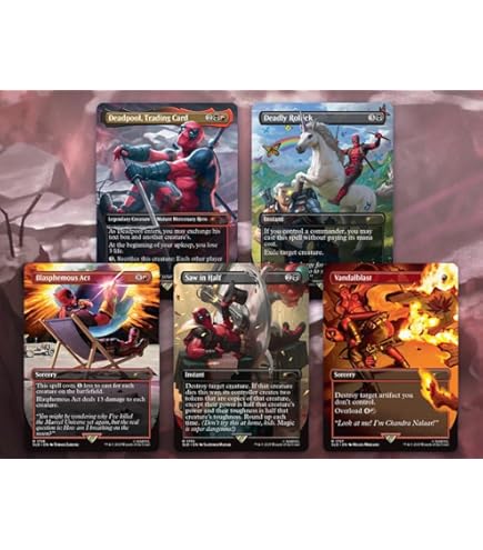 Secret Lair Marvel’s Deadpool Foil 4個 Magic the Gathering Secret Lair x Marvel's Deadpool (Foil