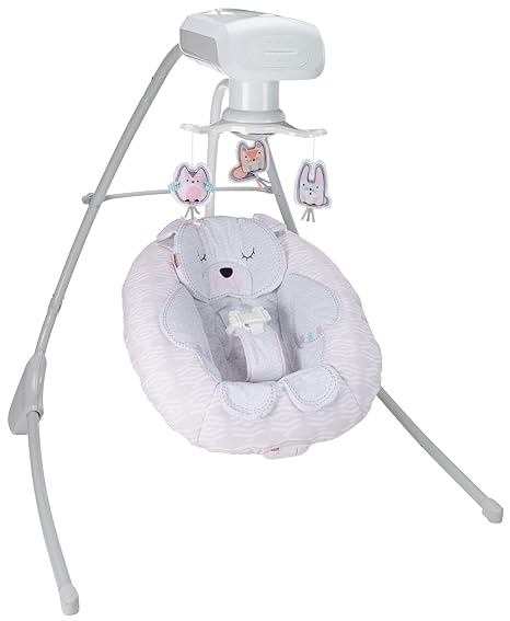 fisher price cradle n swing pink