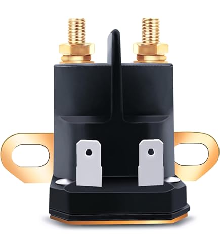 BlueStars 12V GY22476 AUC15346 Starter Solenoid - Exact Fit For John Deere 102 105 107 L100 L105 L108 LA100 LA105 LA110 LA115 LT150 LT155 LT160 EZTrak Z225 Z345 Z445 Z525 Z625 Z665