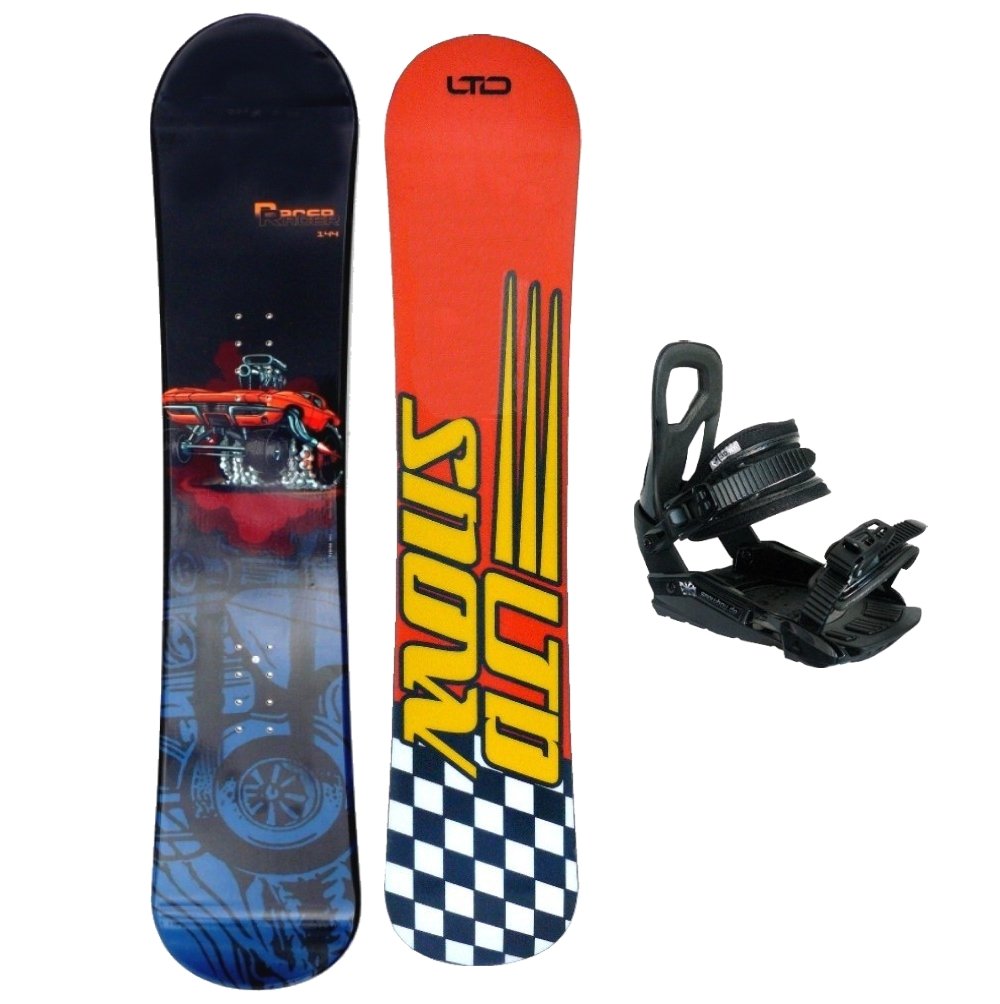 LIMITED "Racer" Freeride Kinder Snowboard 125 cm + Bindung Snow Pro X