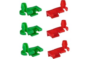 Bullshark Bond 3 Pair Left and Right Tailgate Handle Rod Clips for 1999-2007 GMC Silverado, Sierra, Chevy - OEM 88981030, 88981031