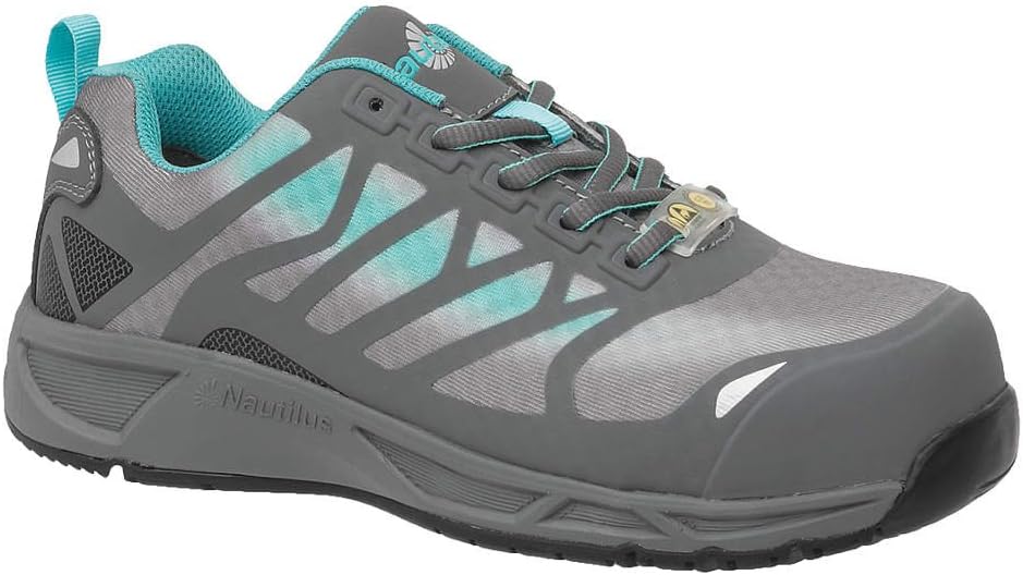 Nautilus - N2485-M - 3H Women's Work Boots, Composite Toe Type, Gray, Size 6