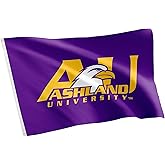 Desert Cactus Ashland University AU Flag - 3 x 5 Feet Eagles Banner, Indoor/Outdoor Durable Fabric, 100% Polyester Design (Style 1)