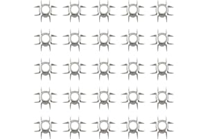 TAODAN 25PCS Stainless Steel 8 Claw Judo Blunt Tip ID 6.2mm Arrow Jacket Target Head Hunting Small Game Arrow Claw Compatible