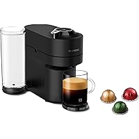 Nespresso Vertuo Pop+ Deluxe Single Serve Coffee and Espresso Machine by De’Longhi, Matte Black