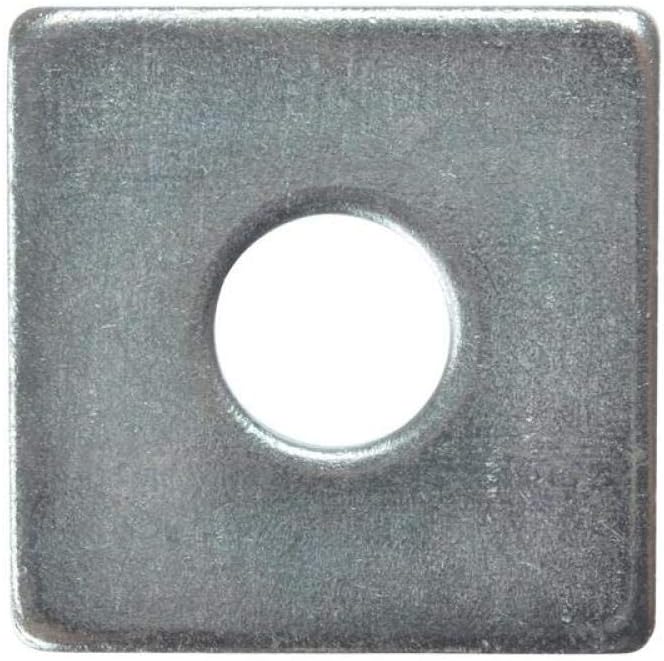Forgefix SQPL5012M Square Plate Washer - Zinc Plated, Multi, 50 mm L x 50 mm W x 12 mm T - Image 3