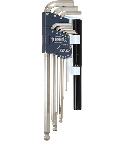 EIGHT WHH-6TLH Ball Point Hex Wrench with Auxiliary Handle, 0.2