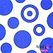 Whats Up Nails - Circle Vinyl Tape Stencils for Nail Art Design (1 Sheet, 38 Strips)
