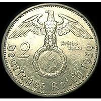 1936-1939 Silver 2 Reichsmark