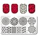 Born Pretty 5Pcs Nail Art Stamp Template Image Plates BPL026-030