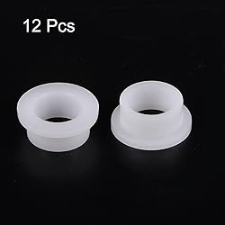 uxcell 12pcs Flanged Sleeve Bearings Plastic