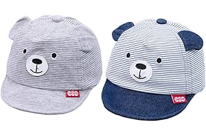 WERADAU Sun Hat for Baby Boy Girl, Soft Cotton Hat for Baby Toddler, Kids Baseball Caps for Little boy Girl Spring Summer Sun hat