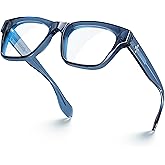 VISOONE Stylish Frame in Multiple Colors Blue Light Blocking Glasses for Men Women BONA