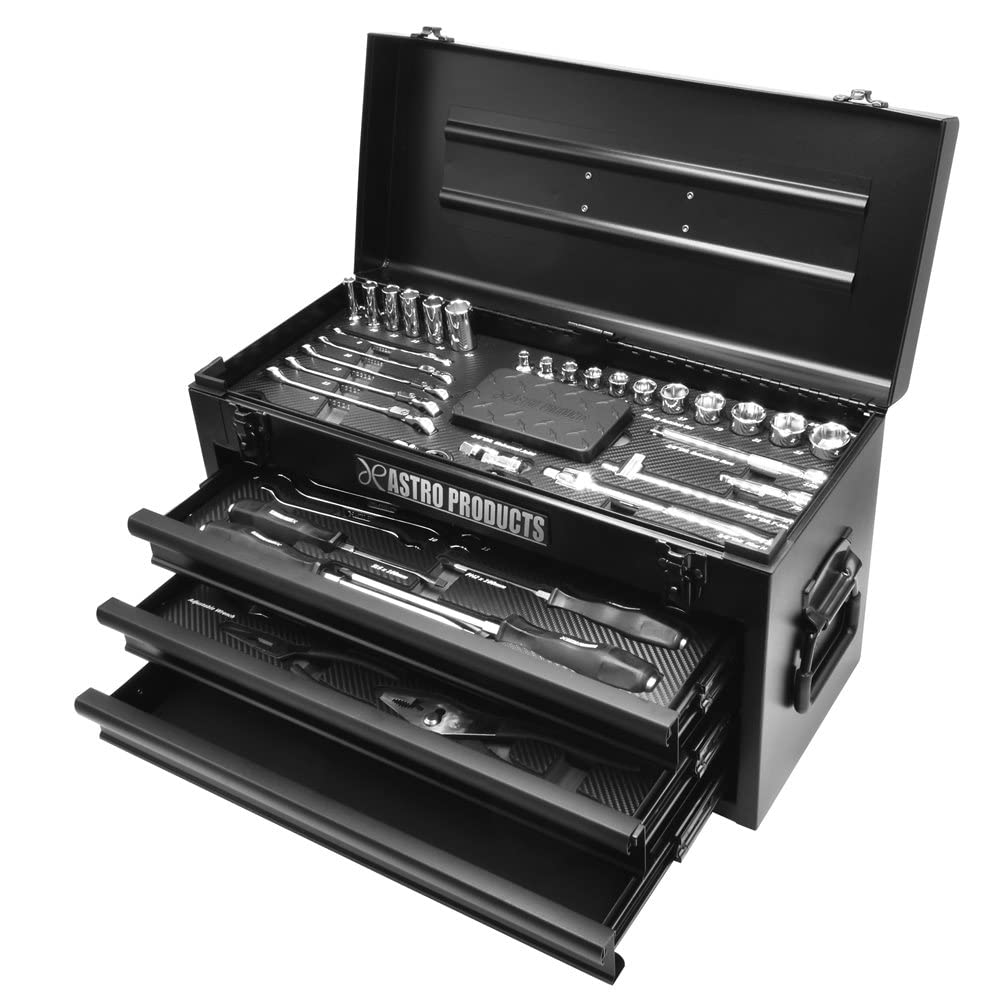 アストロプロダクツ ツールセット マットブラック ミリ (76点組) TS203 | ハンドツール 工具セット メンテ 入門 エントリー の商品画像