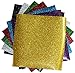 SpotDeals4u GLITTER Heat Transfer Vinyl for T Shirts garments bags and other fabrics-7 Glitter Sheets 9.8